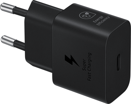 Ładowarka sieciowa Samsung, 25 W, 3 A, 1 x USB-C, czarna EP-T2510NBEGEU 