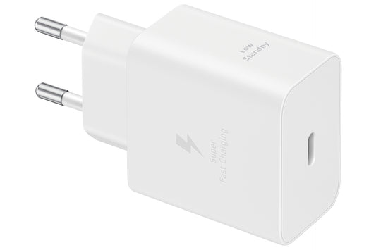 Ładowarka sieciowa Samsung, 45W, 4.05A, 1 x USB-C, Biała EP-T4511NWEGEU