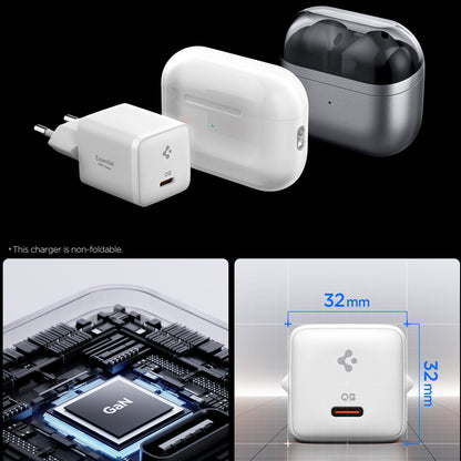 Ładowarka sieciowa Spigen EE301EU Essential, 30W, 3A, 1 x USB-C, Biała KF2363556