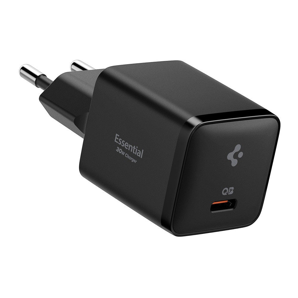 Spigen EE301EU Essential Wall Charger, 30W, 3A, 1 x USB-C, Black ACH09493
