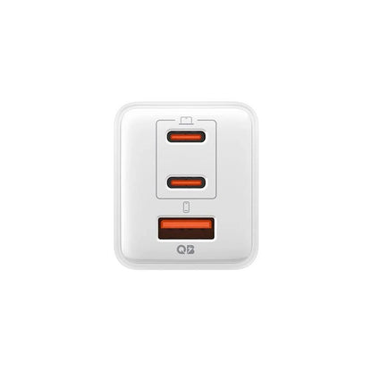 Ładowarka sieciowa Spigen EE473EU Essential, 47W, 3A, 1 x USB-A - 2 x USB-C, Biała ACH09464