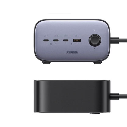 Przedłużacz UGREEN CD270, 2 x Schuko, Szary