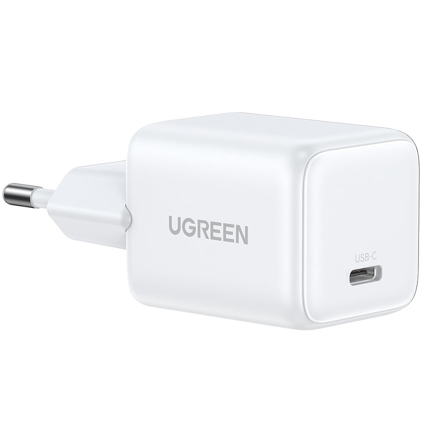 Ładowarka sieciowa UGREEN X513, 30W, 3A, 1 x USB-C, Biała