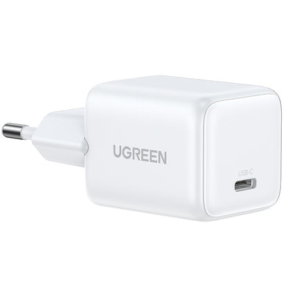 Ładowarka sieciowa UGREEN X513, 30W, 3A, 1 x USB-C, Biała