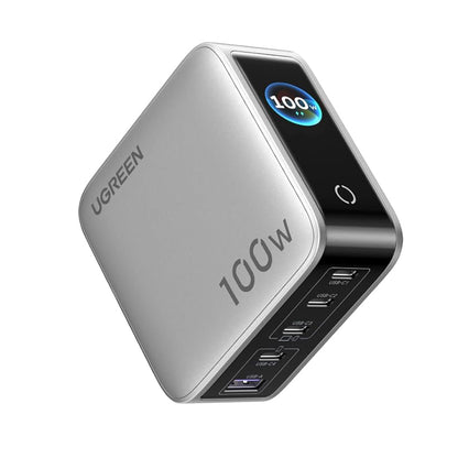 UGREEN X773 Network Charger (65620B), 100W, 1 x USB-A - 4 x USB-C, Gray