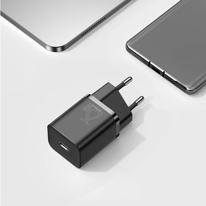 Ładowarka sieciowa Baseus Super Si, 25 W, 3 A, 1 x USB-C, czarna CCSP020101