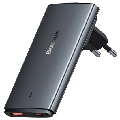 Baseus GaN5 Pro Ultra Slim, 65W, 3.25A, 1 x USB-C, 1 x USB-C, szary CCGP150113 