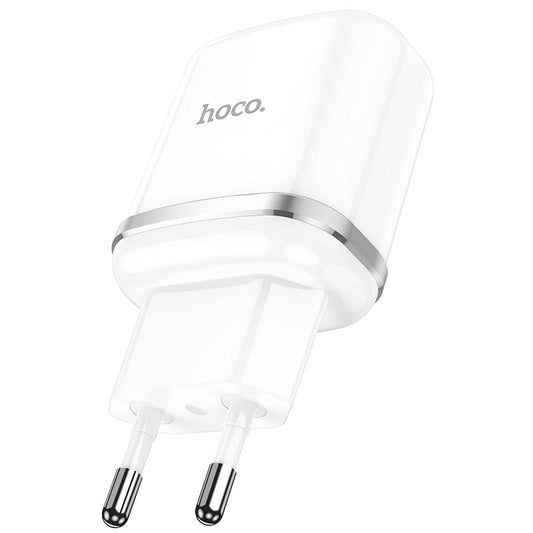 Ładowarka sieciowa HOCO N3, 18W, 3A, 1 x USB-A, biały