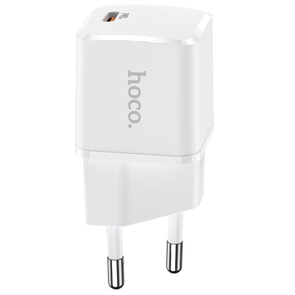 Ładowarka sieciowa HOCO N10, 20W, 3A, 1 x USB-C, biała