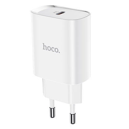 Ładowarka sieciowa HOCO N14, 20W, 3A, 1 x USB-C, biała