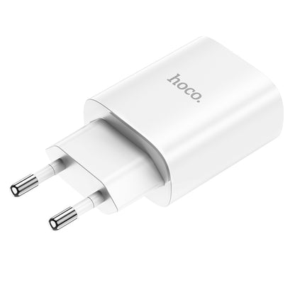 Ładowarka sieciowa HOCO N14, 20W, 3A, 1 x USB-C, biała