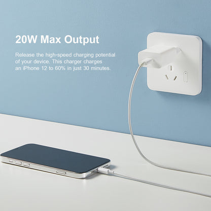 Ładowarka sieciowa Xiaomi, 20 W, 3 A, 1 x USB-C, biała BHR4927GL