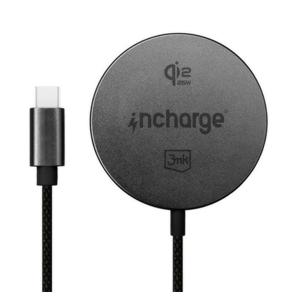 Ładowarka sieciowa bezprzewodowa 3MK Align, 25W, czarna