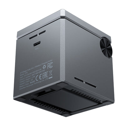 Ładowarka Sieciowa Bezprzewodowa Acefast E18 Rubik's Cube 3w1, 23W, 1.67A, Szara