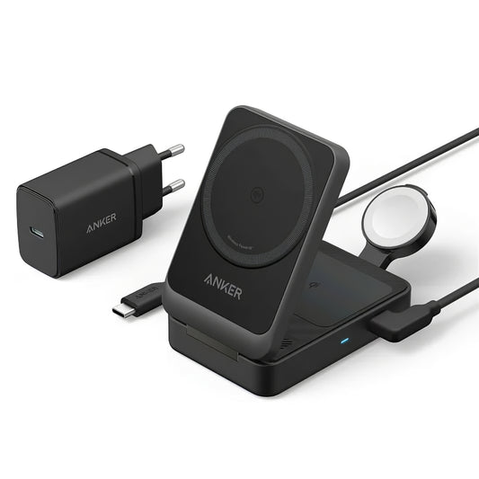 Anker MagGo 3w1, 15W, 1.67A, czarny B2557311