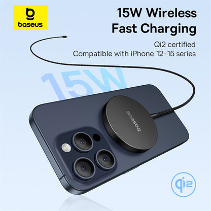 Ładowarka sieciowa bezprzewodowa Baseus Simple Mini4 Air, 15W, 1.67A, Czarna P10278200111-00