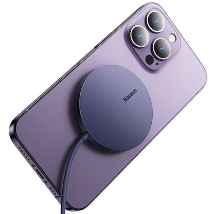 Ładowarka Sieciowa Bezprzewodowa Baseus Simple Mini3, 15W, 1.67A, Fioletowy CCJJ040205