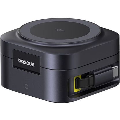 Ładowarka Sieciowa Bezprzewodowa Baseus PicoGo 2w1, 67W, 3A, 1 x USB-C, Czarna P10276800123-00