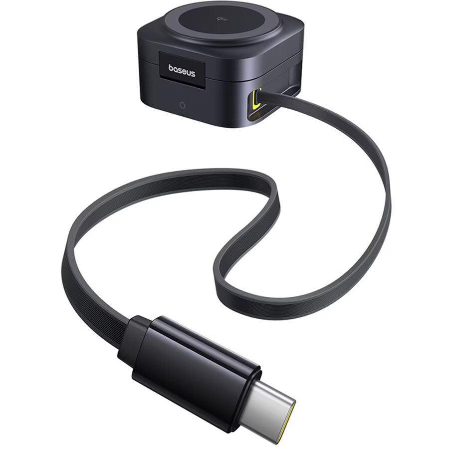 Ładowarka Sieciowa Bezprzewodowa Baseus PicoGo 2w1, 67W, 3A, 1 x USB-C, Czarna P10276800123-00