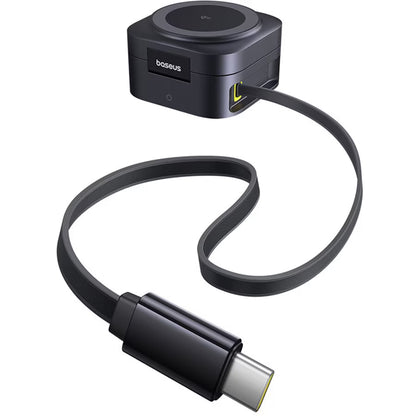 Ładowarka Sieciowa Bezprzewodowa Baseus PicoGo 2w1, 67W, 3A, 1 x USB-C, Czarna P10276800123-00
