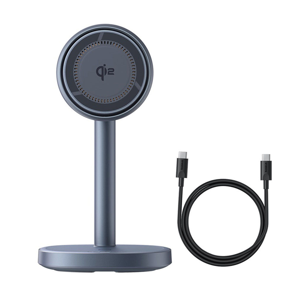 Ładowarka Sieciowa Bezprzewodowa Baseus Orbit 2 Pro 2w1, 20W, 1.67A, Szara P10273500813-00