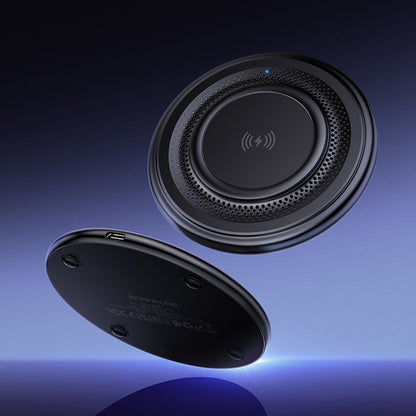 Ładowarka Sieciowa Bezprzewodowa Borofone BQ40 Crown, 15W, 1.67A, Czarna