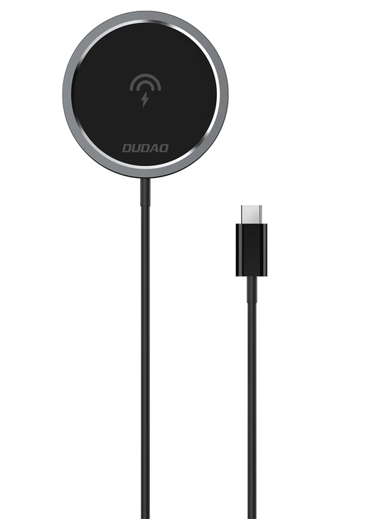 Ładowarka sieciowa bezprzewodowa Dudao A12XS, 15 W, 1,67 A, czarna