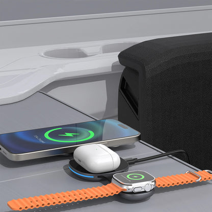 Dudao A11S 3in1 Wireless Network Charger, 15W, Black