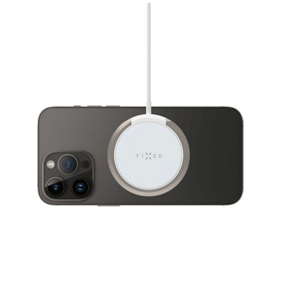 Ładowarka Sieciowa Bezprzewodowa Fixed Ring, 15W, 1.67A, Biała