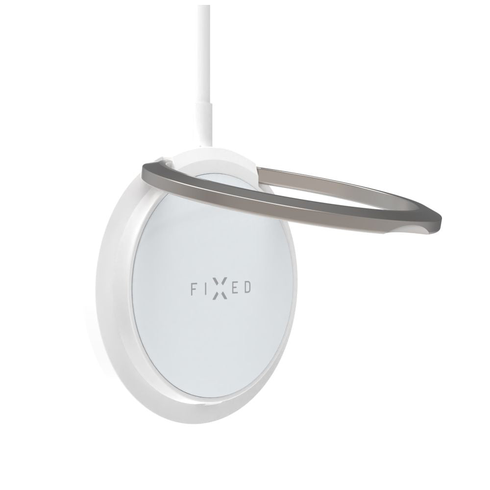 Ładowarka Sieciowa Bezprzewodowa Fixed Ring, 15W, 1.67A, Biała