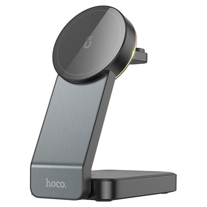 HOCO CQ3 3in1 Wireless Network Charger, 15W, 1.67A, Black