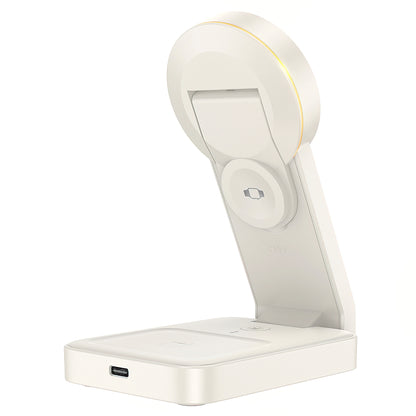 HOCO CQ3 3in1 Wireless Network Charger, 15W, 1.67A, White
