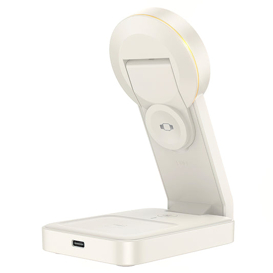 HOCO CQ3 3in1 Wireless Network Charger, 15W, 1.67A, White