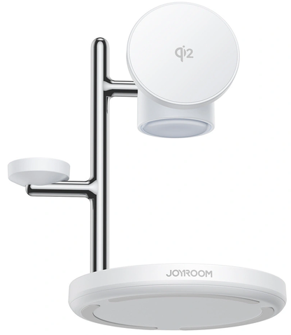 Joyroom JR-W23 3in1 Wireless Network Charger, 15W, 1.67A, White