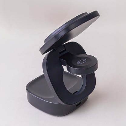 Ładowarka Sieciowa Bezprzewodowa MaXlife MXWC-06 3w1, 15W, 1.67A, Czarna