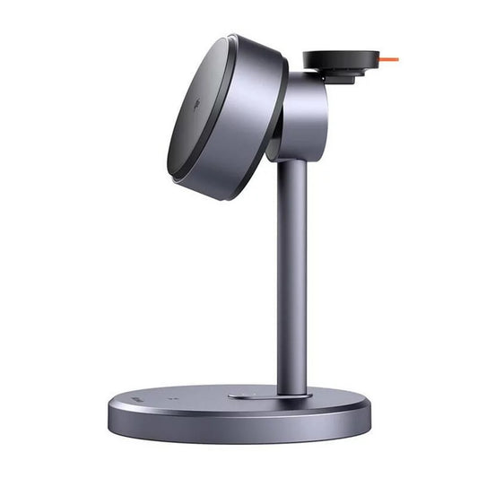 Ładowarka sieciowa bezprzewodowa McDodo CH-2460 Swan 3w1, 22,5W, 1,67A, szara