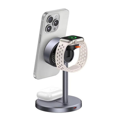 McDodo CH-2460 Swan 3in1 Wireless Network Charger, 22.5W, 1.67A, Gray