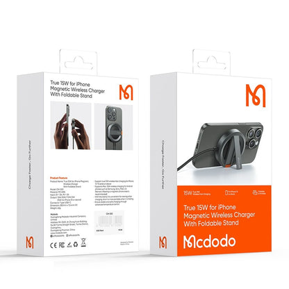 Ładowarka sieciowa bezprzewodowa McDodo CH-5500, 15W, 1.67A, Szara