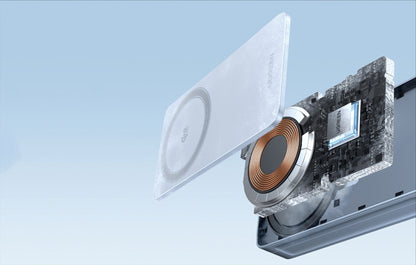 Ładowarka Sieciowa Bezprzewodowa UGREEN MagFlow 2w1, 25W, Niebieska