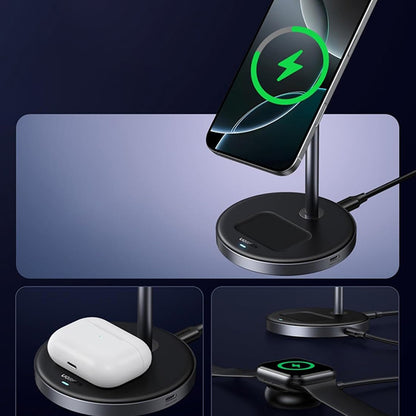 Ładowarka Sieciowa Bezprzewodowa UGREEN W710 3w1, 20W, 1.67A, 1 x USB-C, Czarny