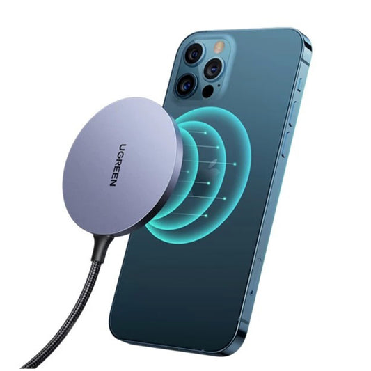 Ładowarka Sieciowa Bezprzewodowa UGREEN CD245, 15W, 1.67A, Szara