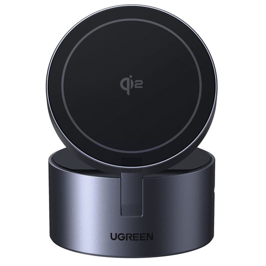 Ładowarka Sieciowa Bezprzewodowa UGREEN W712 (65148) 3w1, 25W, 1.67A, Szara
