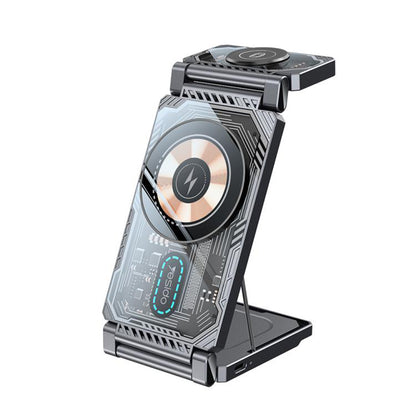 Yesido DS25 3in1 Wireless Network Charger, 15W, 1.67A, Black