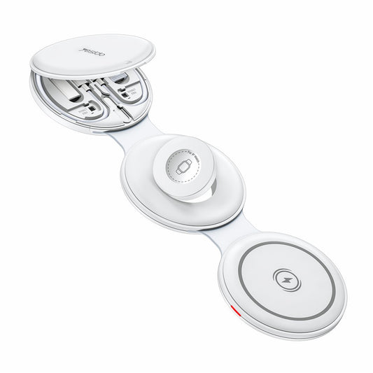 Ładowarka sieciowa bezprzewodowa Yesido DS29 5w1, 15W, 1.67A, Biała