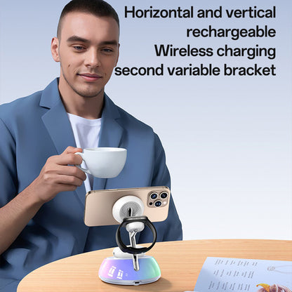 Ładowarka Sieciowa Bezprzewodowa Yesido DS31 3w1, 15W, 1.67A, Biała