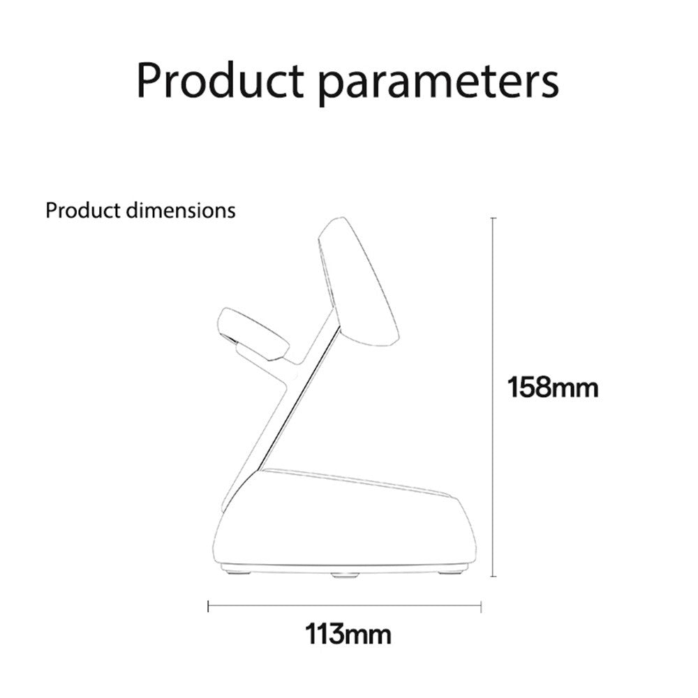 Ładowarka Sieciowa Bezprzewodowa Yesido DS31 3w1, 15W, 1.67A, Biała
