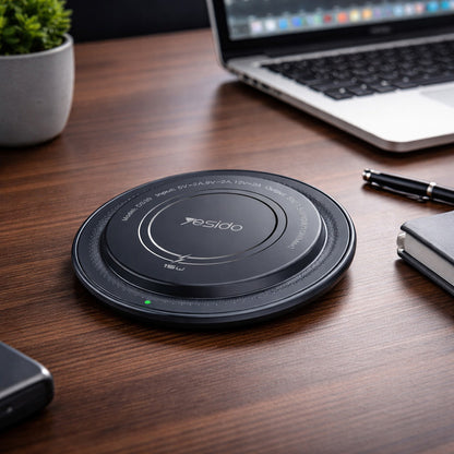 Yesido DS39 Wireless Network Charger, 15W, 1.67A, Black