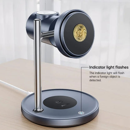 Yesido DS40 3in1 Wireless Network Charger, 25W, 1.67A, Black