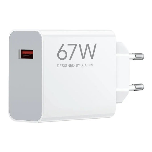 Ładowarka sieciowa Xiaomi, 67W, 6.2A, 1 x USB-A, Biała BHR07SKEU