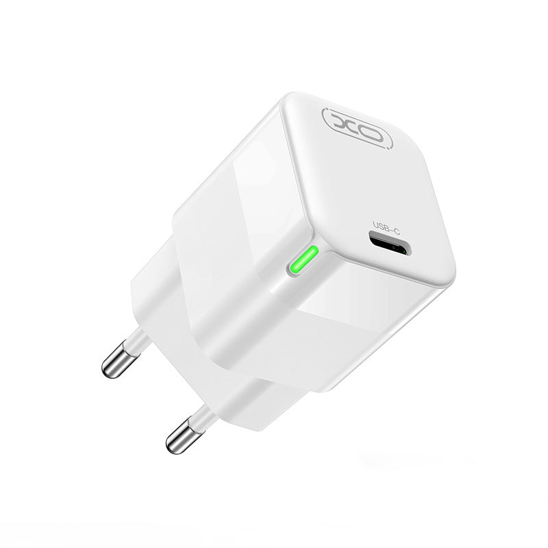 Ładowarka sieciowa XO Design CE06, 30W, 3A, 1 x USB-C, Biała